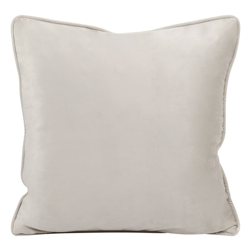 Victoria Latte Velvet Cushion